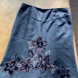 COPY - Harold's wool applique lined skirt, size 14